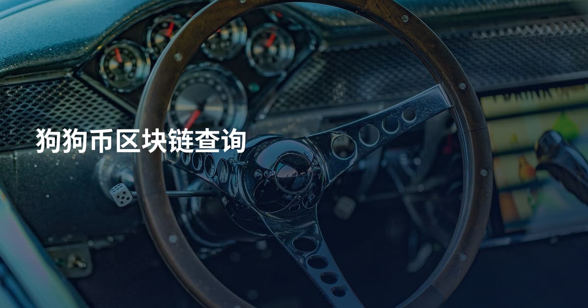 狗狗币区块链查询