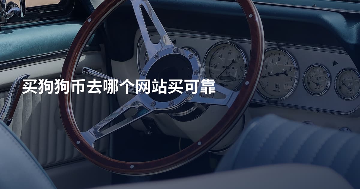 买狗狗币去哪个网站买可靠