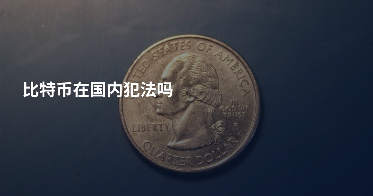 比特币在国内犯法吗