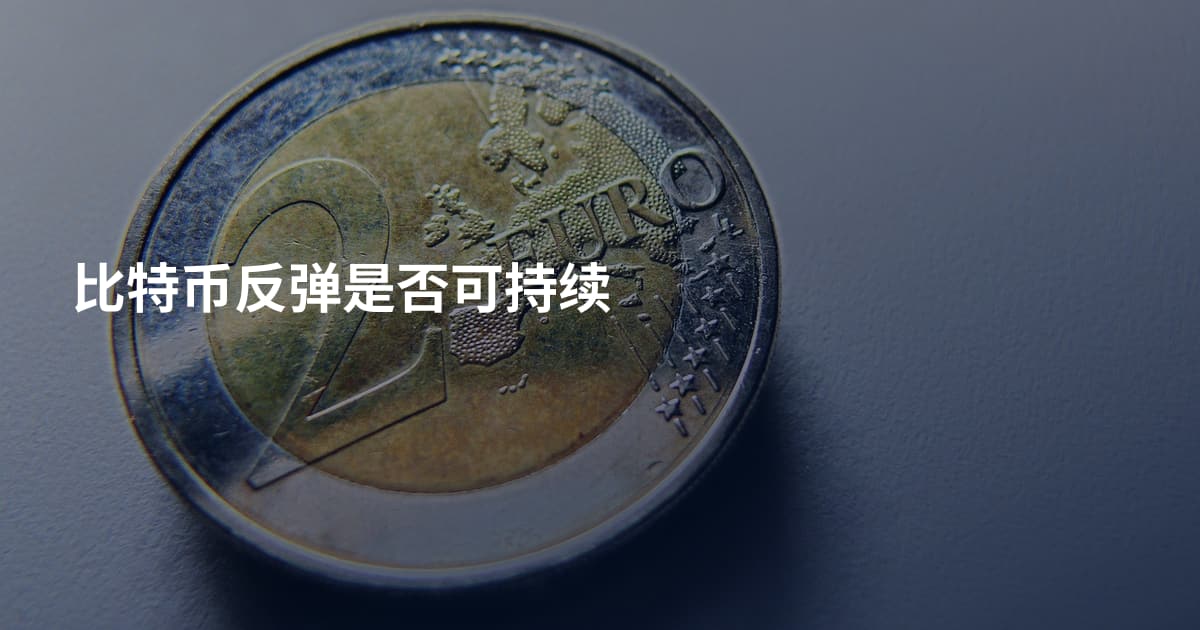 比特币反弹是否可持续