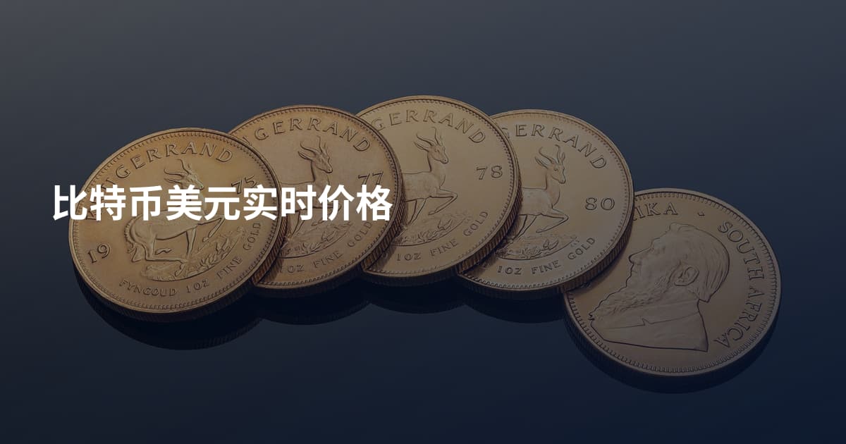 比特币美元实时价格