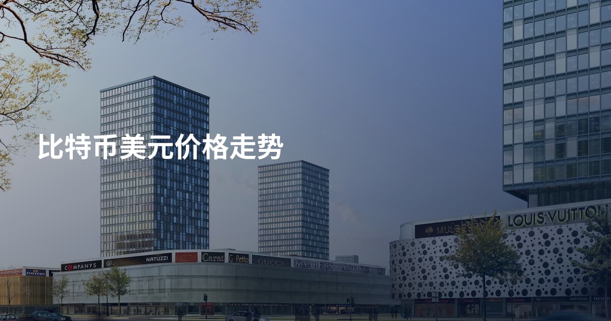 比特币美元价格走势