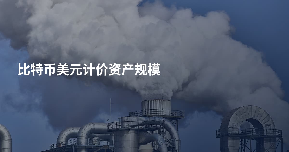 比特币美元计价资产规模