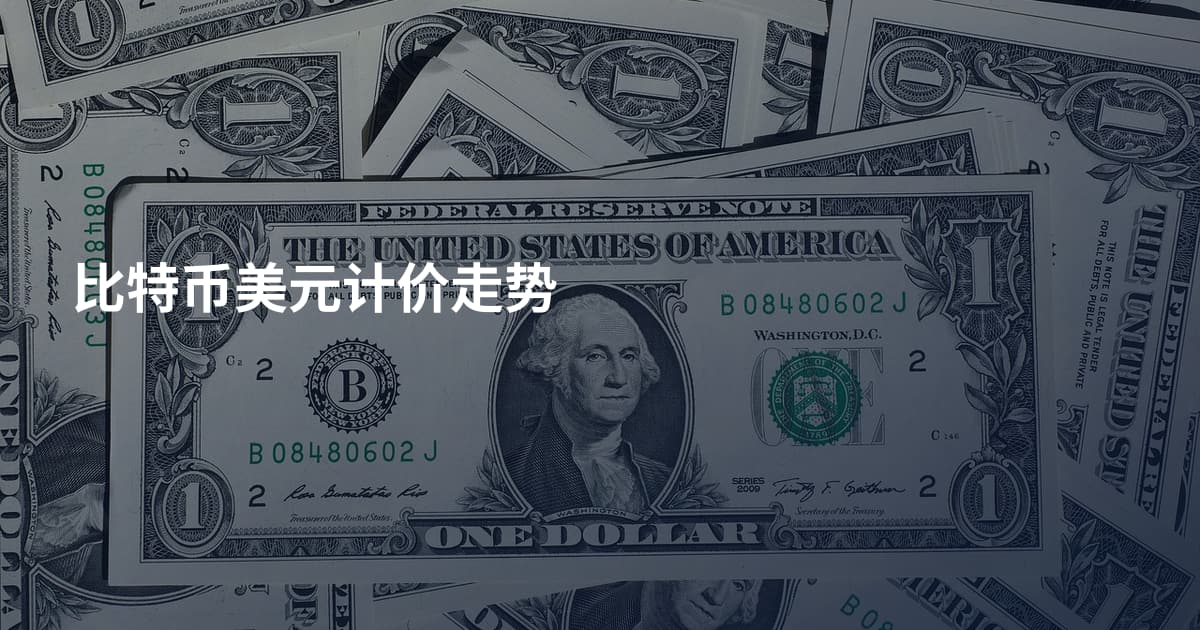 比特币美元计价走势