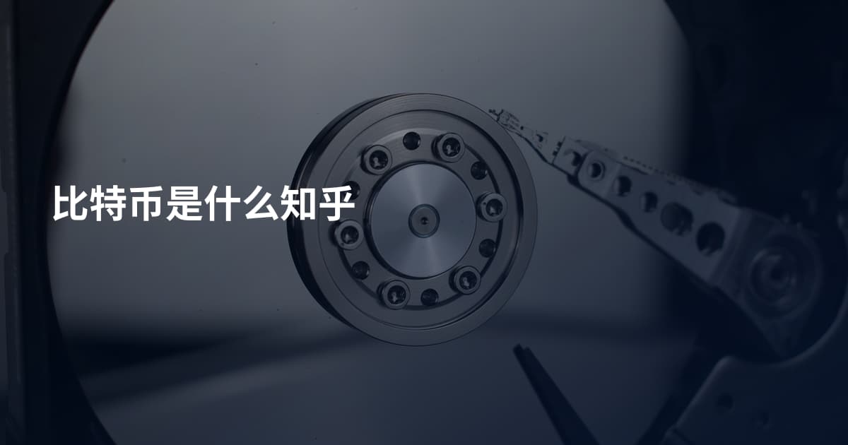 比特币是什么知乎