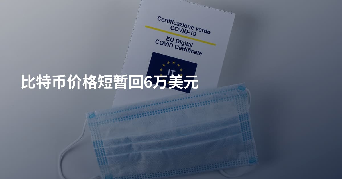 比特币价格短暂回6万美元