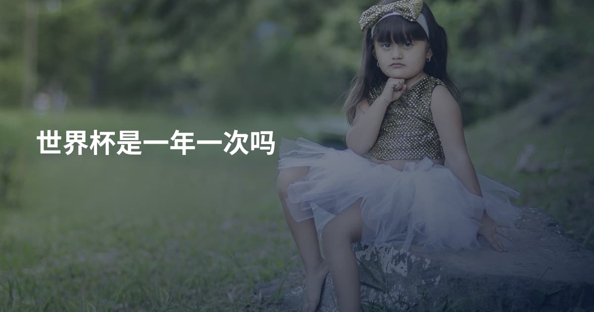 世界杯是一年一次吗