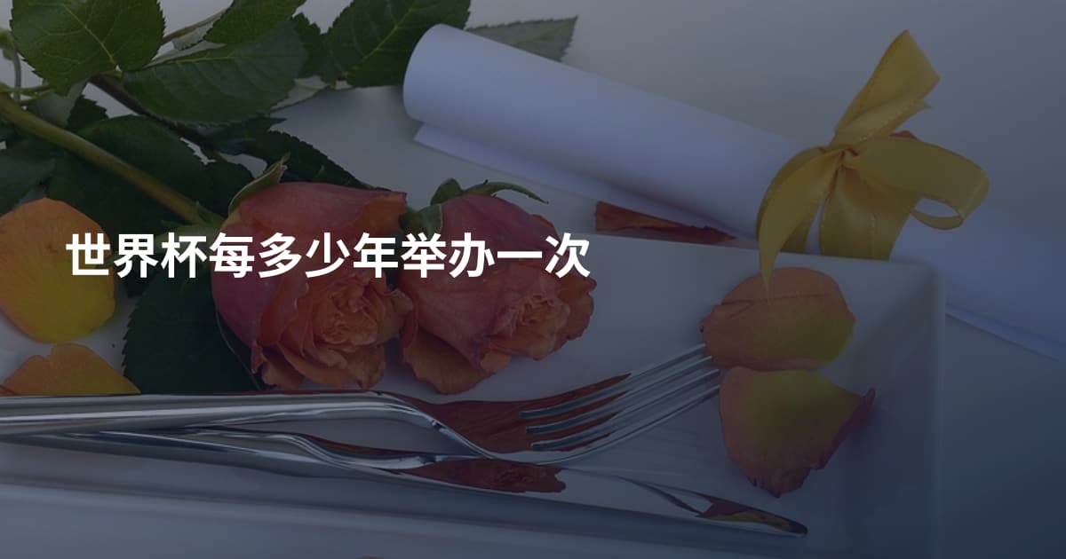 世界杯每多少年举办一次