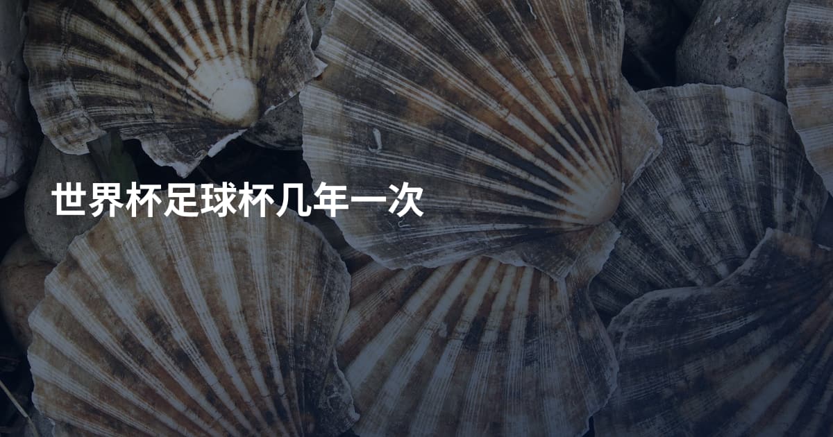 世界杯足球杯几年一次