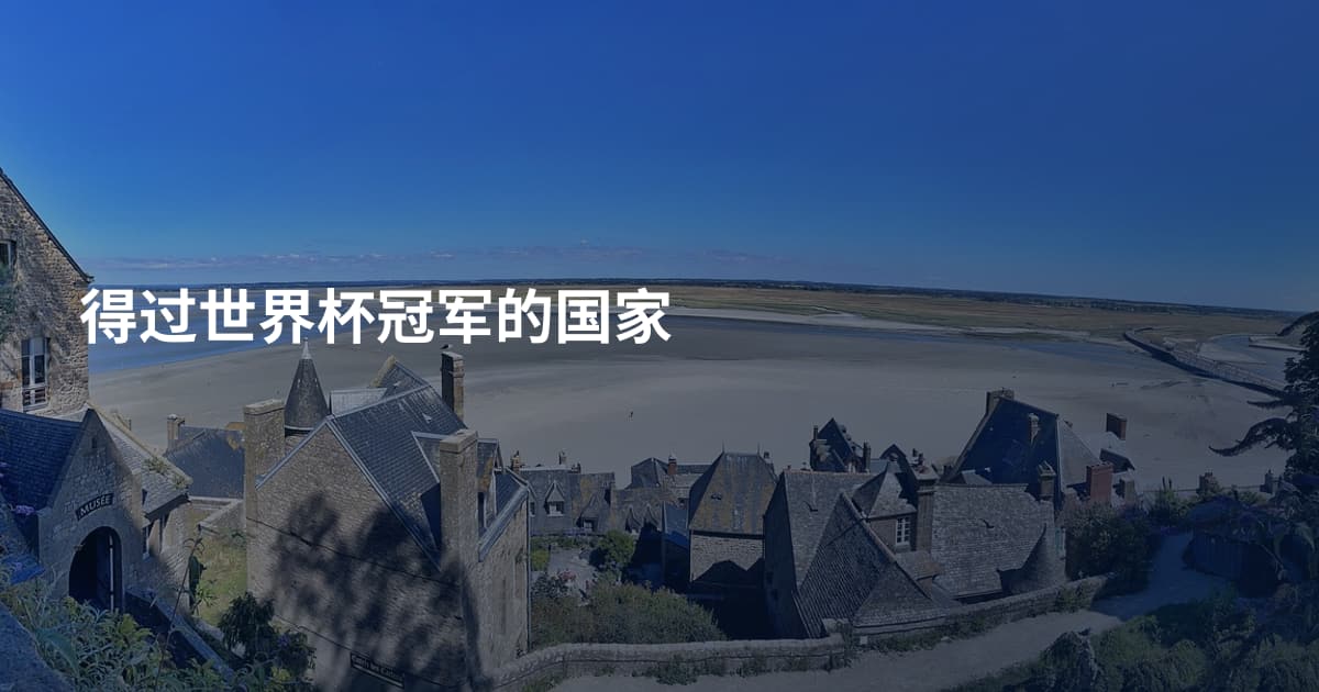 得过世界杯冠军的国家
