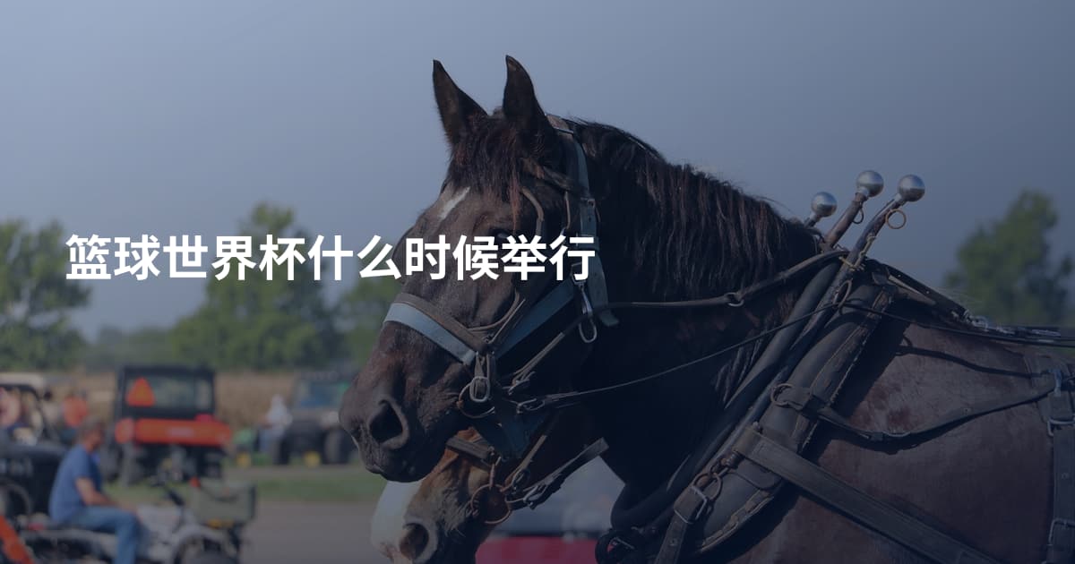 篮球世界杯什么时候举行