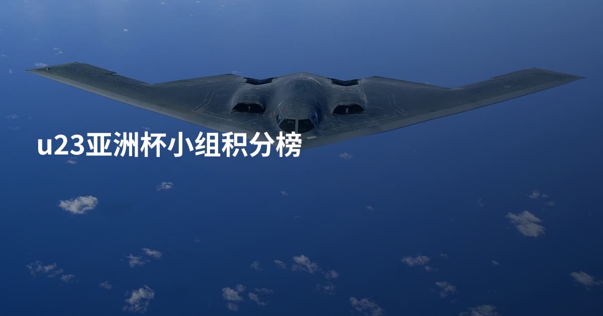 u23亚洲杯小组积分榜