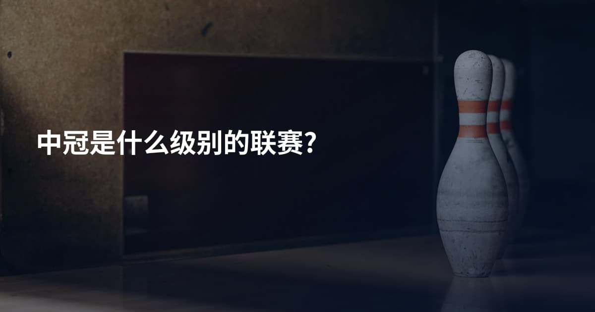 中冠是什么级别的联赛?