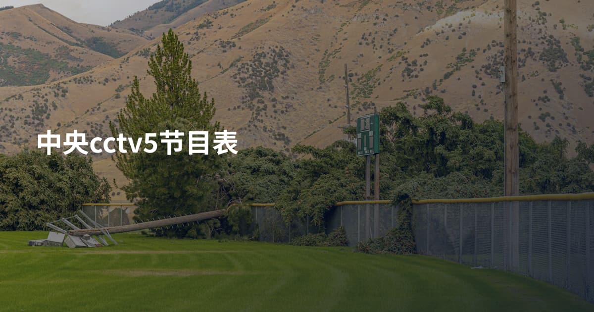 中央cctv5节目表