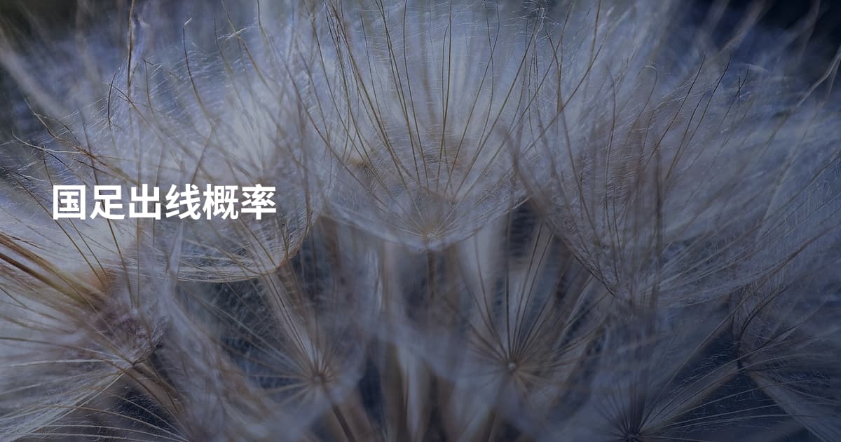 国足出线概率