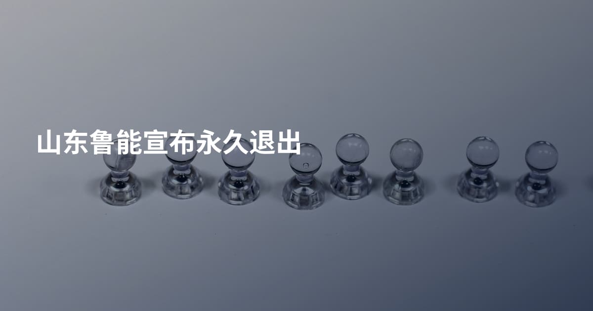 山东鲁能宣布永久退出