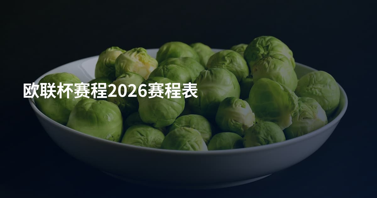 欧联杯赛程2026赛程表
