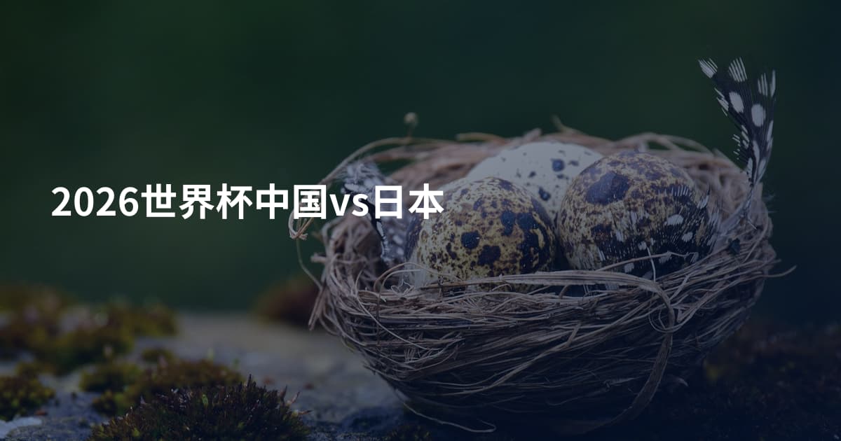 2026世界杯中国vs日本