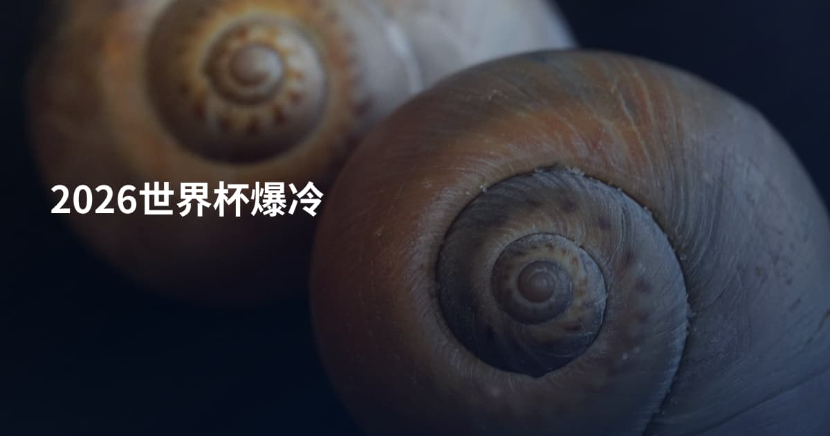 2026世界杯爆冷