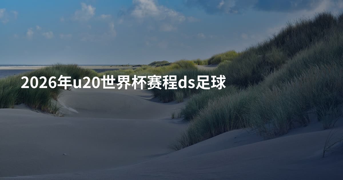 2026年u20世界杯赛程ds足球