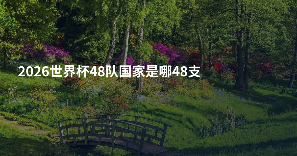 2026世界杯48队国家是哪48支