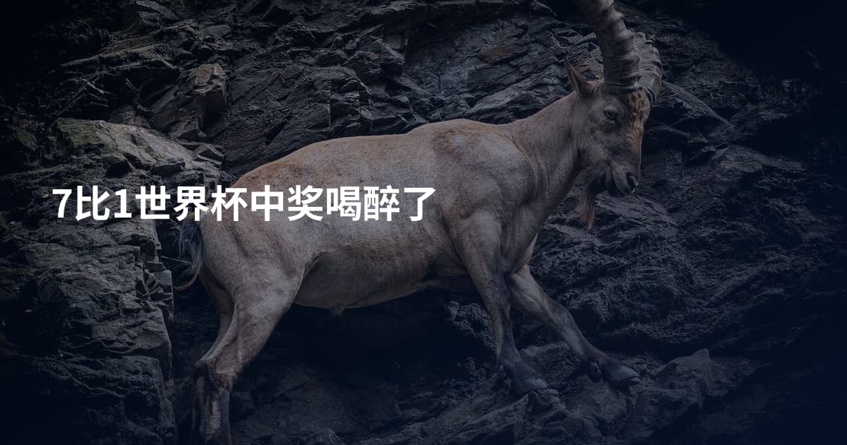 7比1世界杯中奖喝醉了