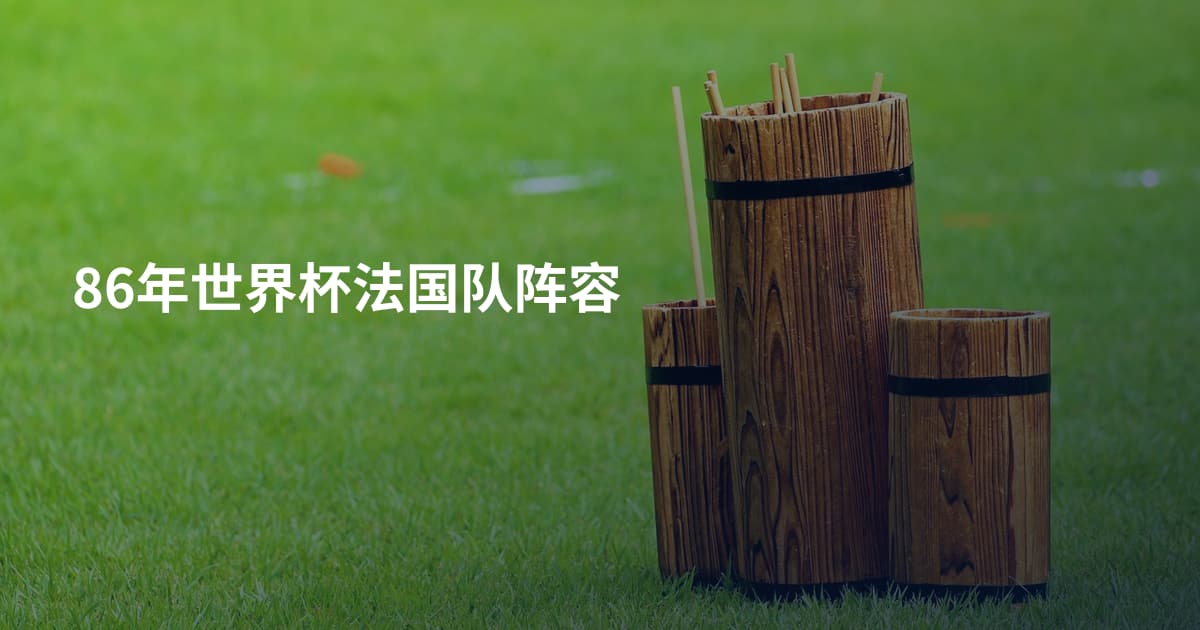 86年世界杯法国队阵容