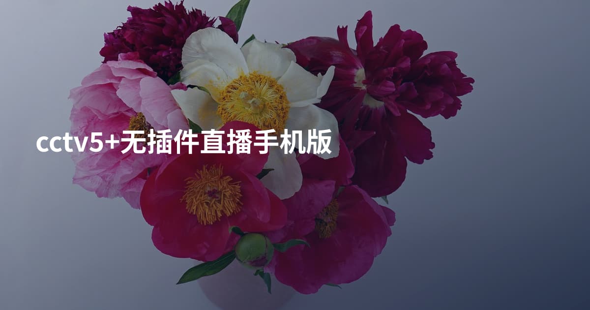 cctv5+无插件直播手机版