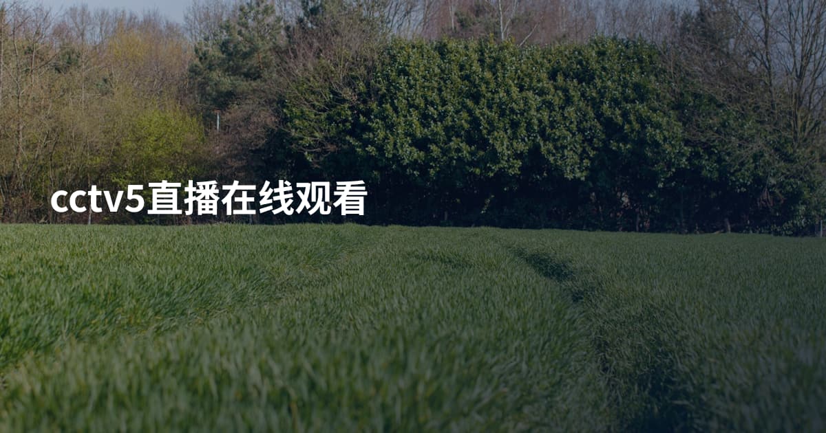 cctv5直播在线观看