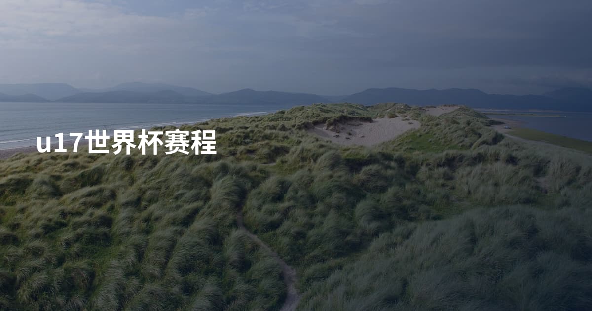 u17世界杯赛程