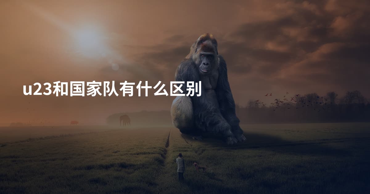 u23和国家队有什么区别