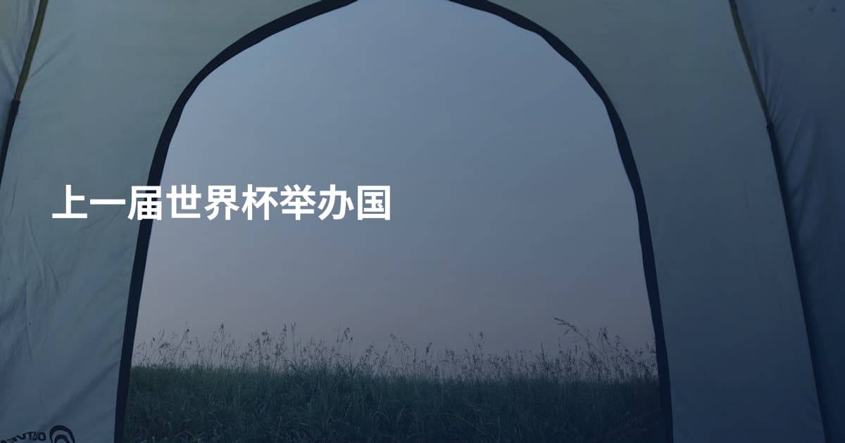 上一届世界杯举办国