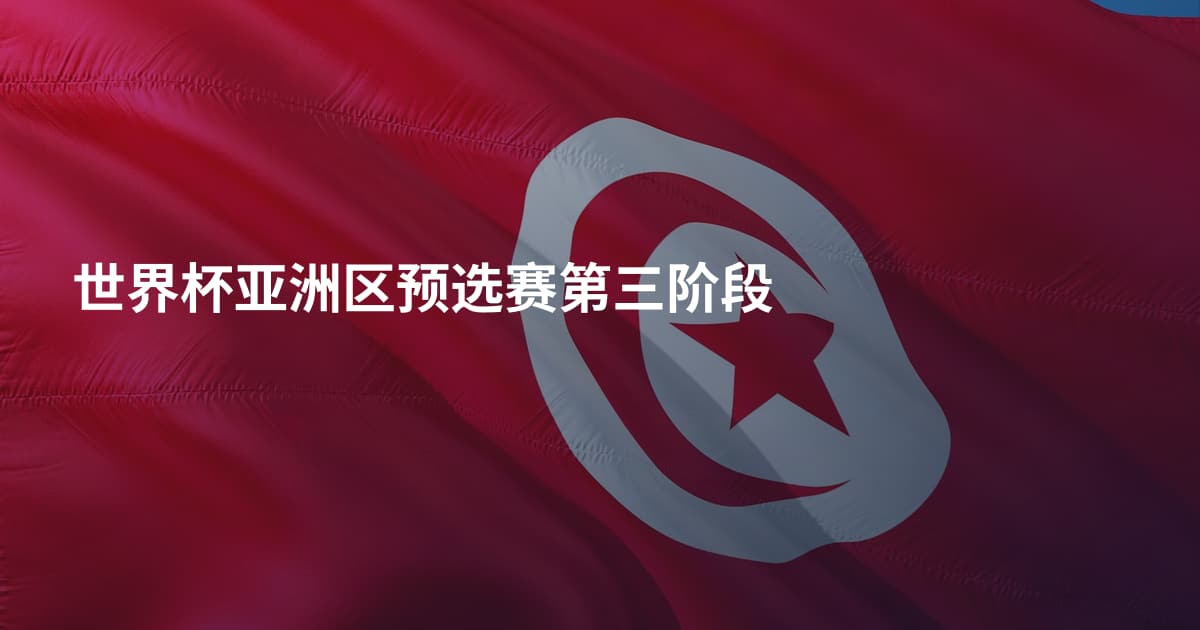 世界杯亚洲区预选赛第三阶段