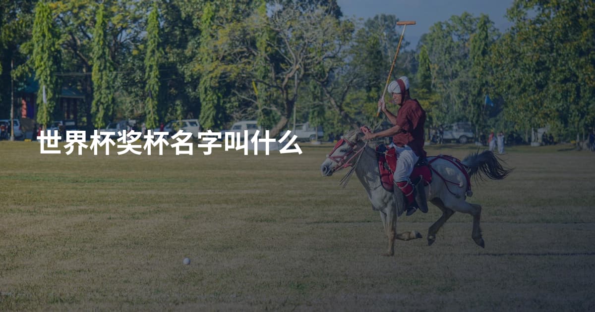 世界杯奖杯名字叫什么