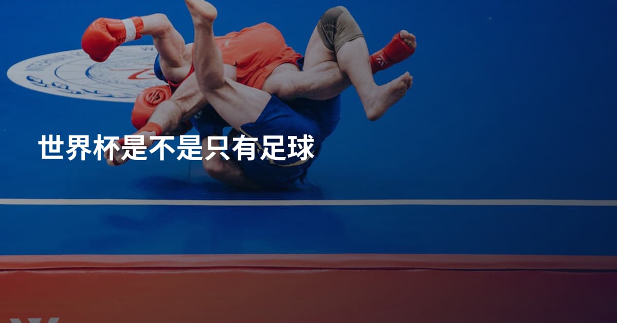 世界杯是不是只有足球