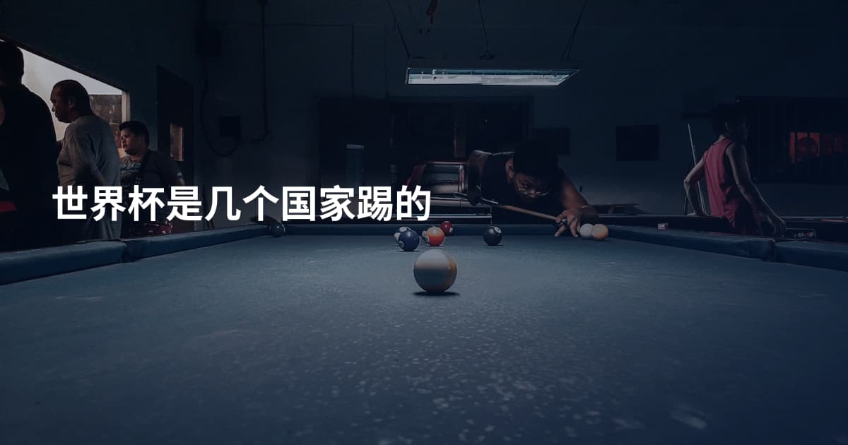 世界杯是几个国家踢的
