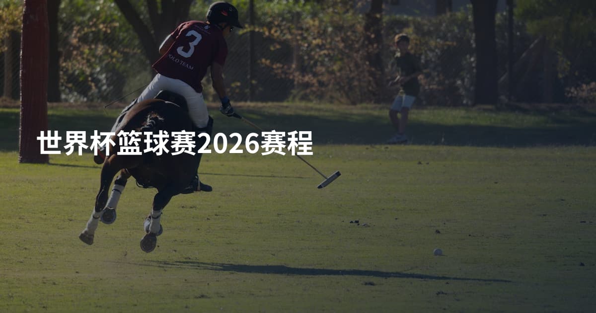世界杯篮球赛2026赛程