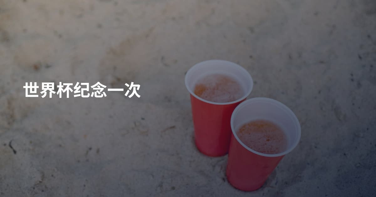 世界杯纪念一次