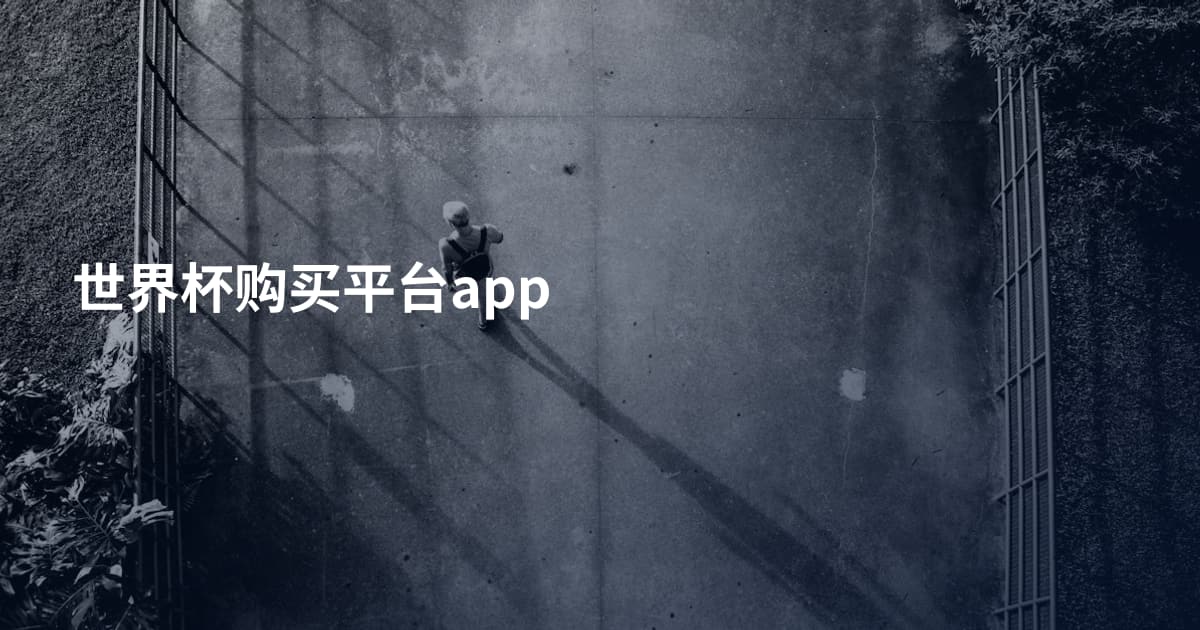 世界杯购买平台app