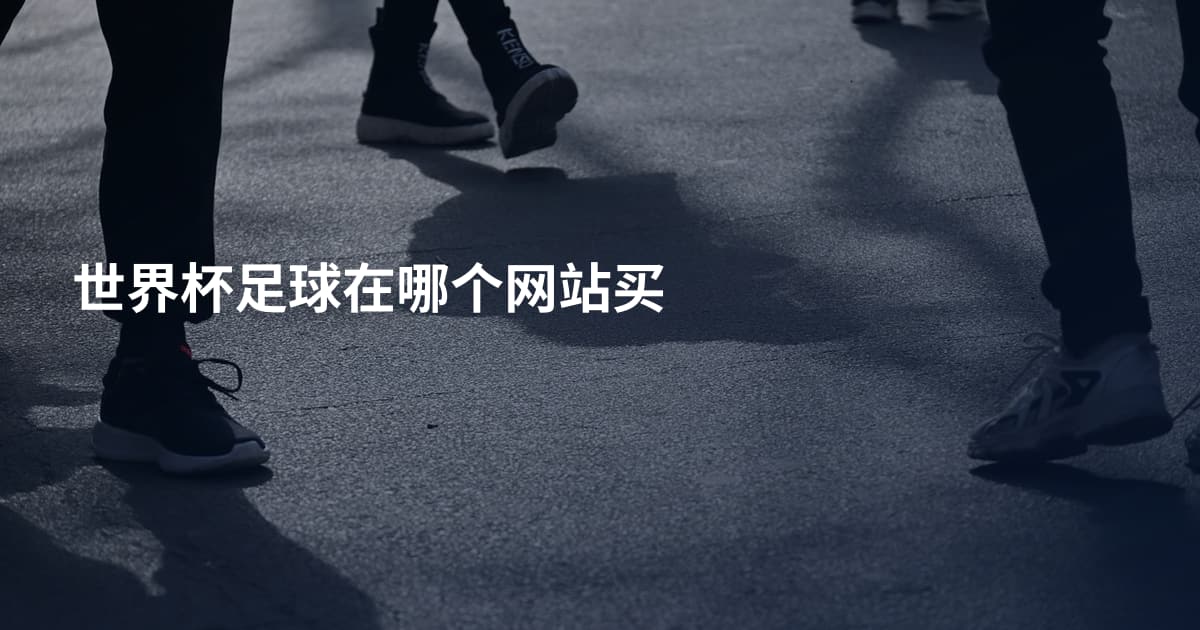 世界杯足球在哪个网站买
