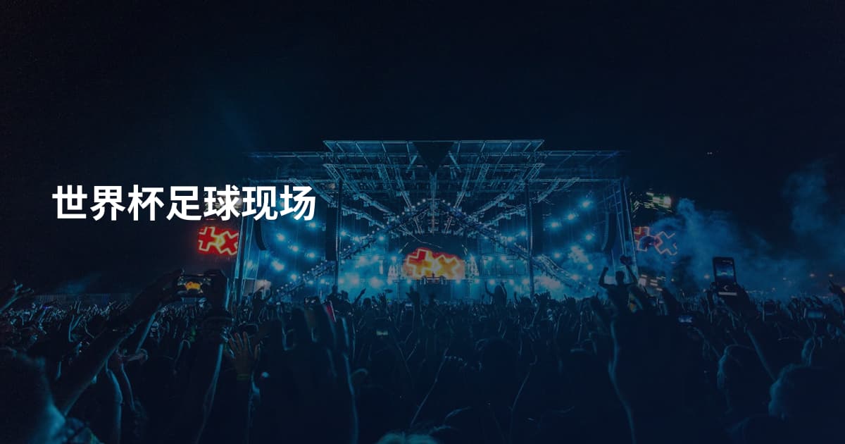 世界杯足球现场