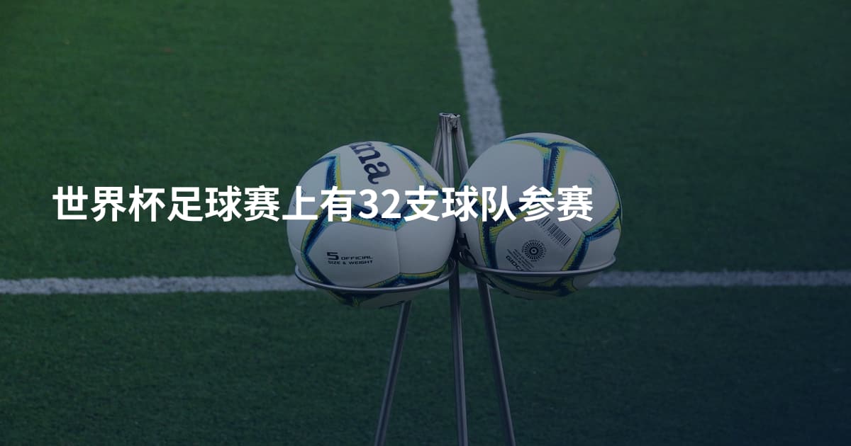 世界杯足球赛上有32支球队参赛