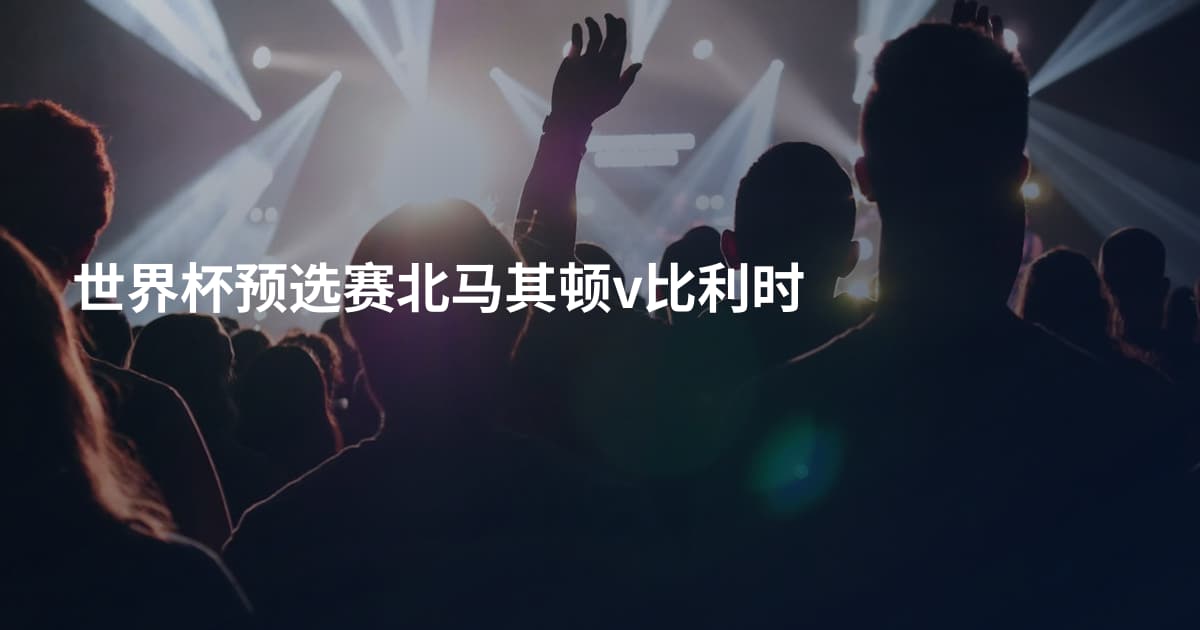 世界杯预选赛北马其顿v比利时