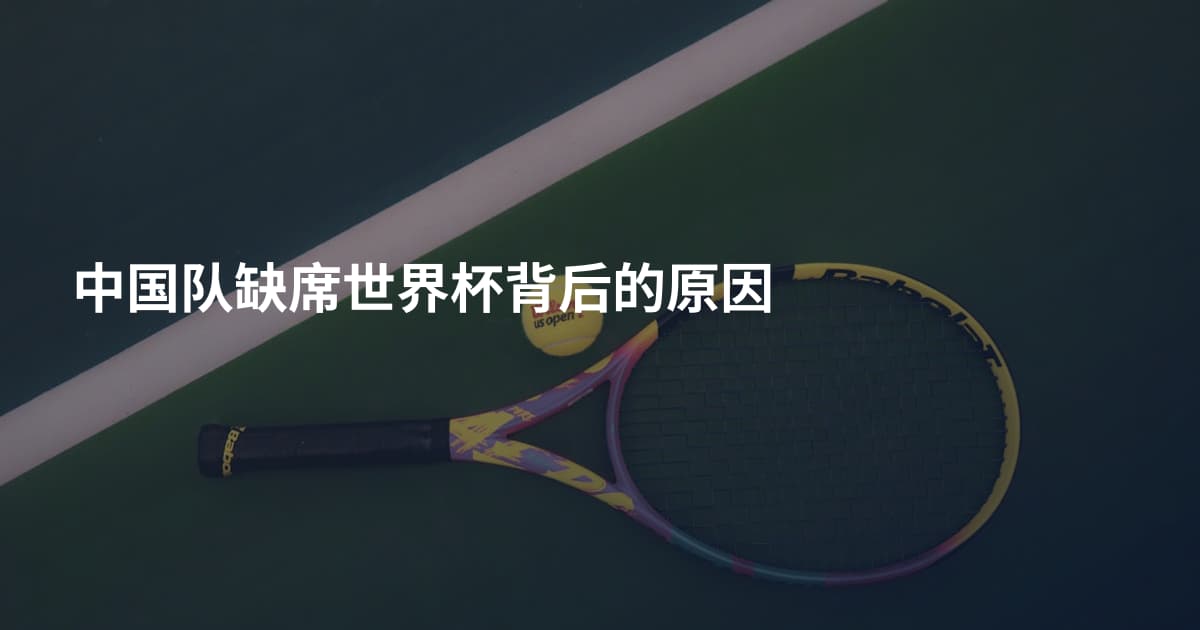 中国队缺席世界杯背后的原因