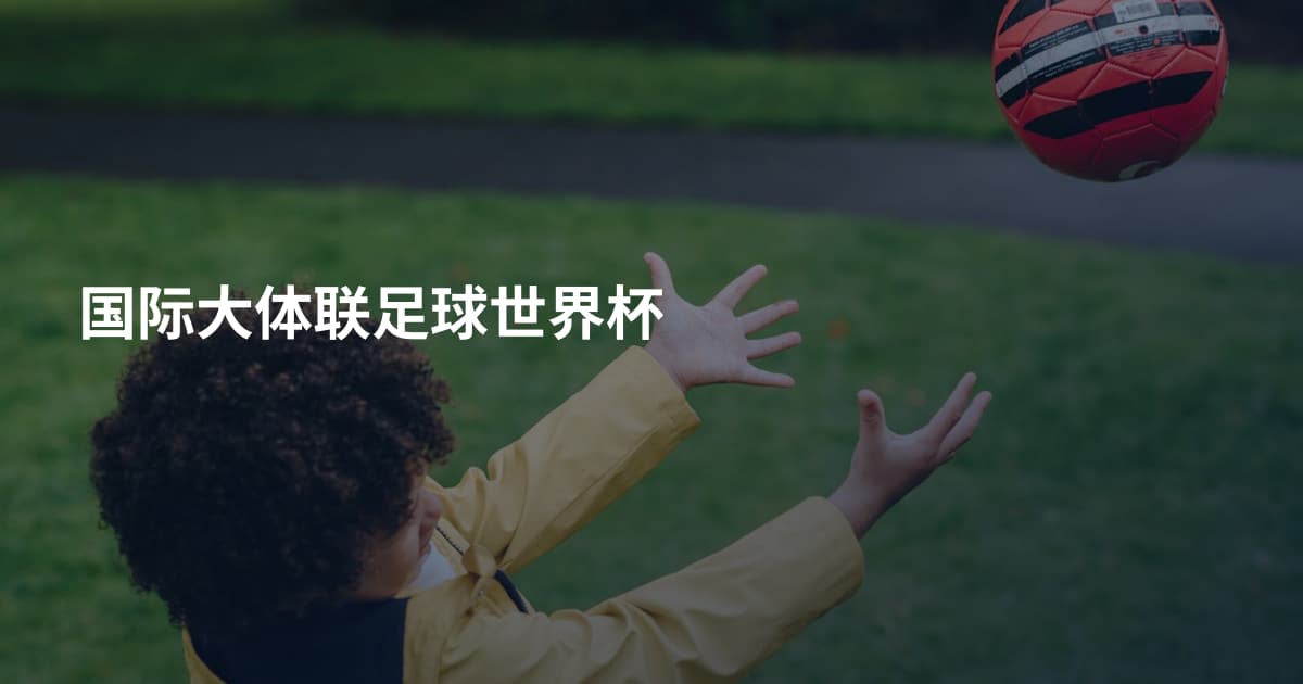 国际大体联足球世界杯
