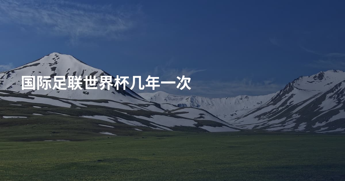 国际足联世界杯几年一次
