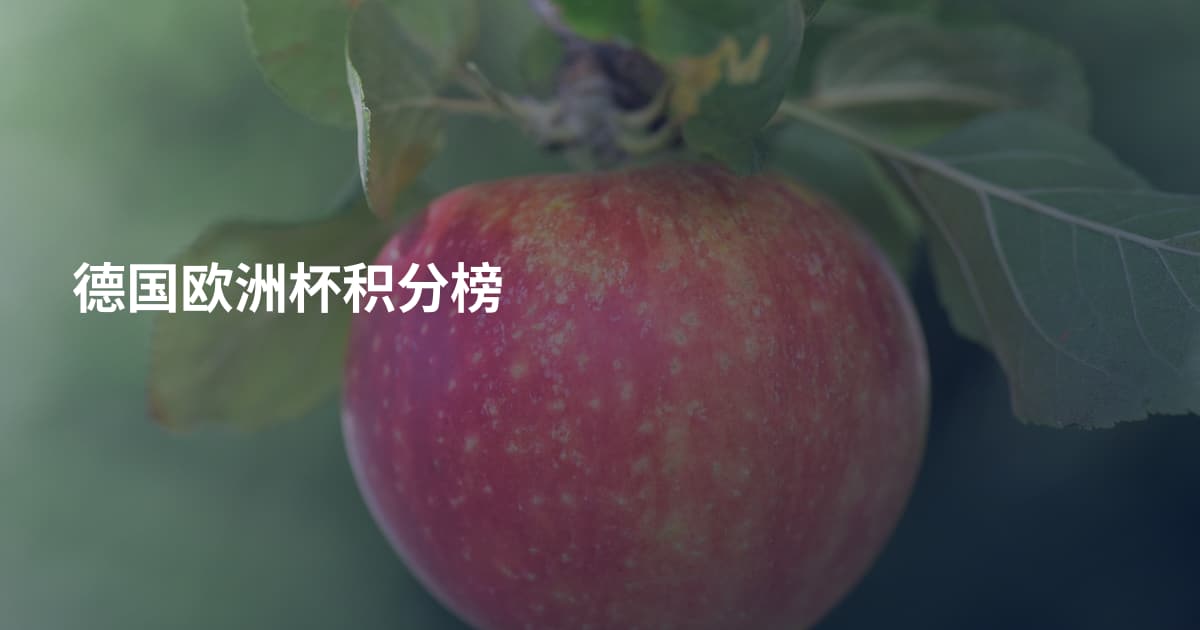 德国欧洲杯积分榜