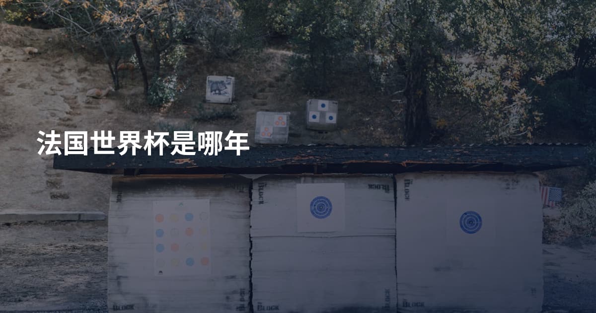 法国世界杯是哪年