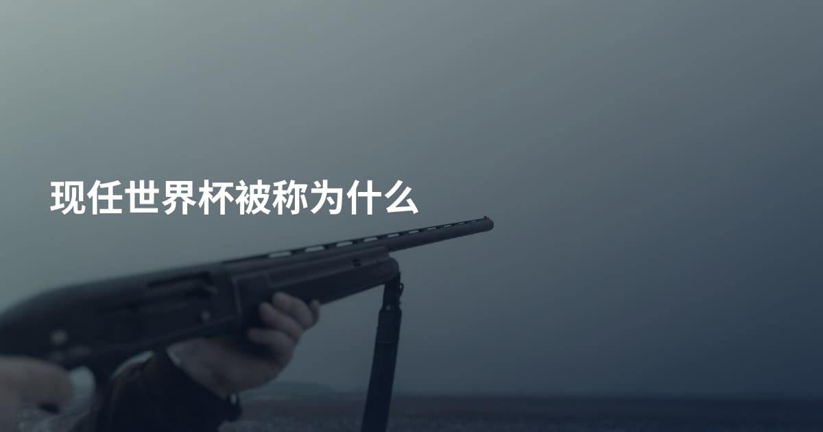 现任世界杯被称为什么