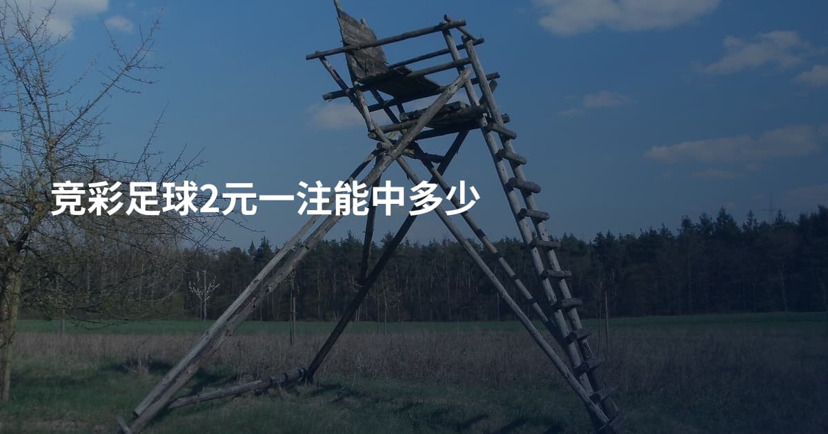 竞彩足球2元一注能中多少